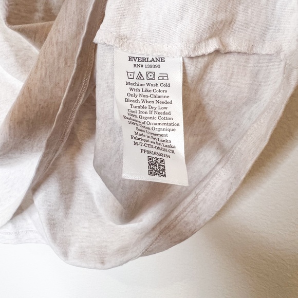 Everlane Tee The Cotton Crew Short Sleeve Everyone Uniform Size M - Picture 3 of 4